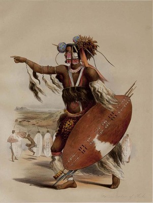 2531
<br/>
The Kafirs illustrated in a series of drawings taken among the Amazulu, Amaponda and Amakosa tribes.
<br/>
<em></em>